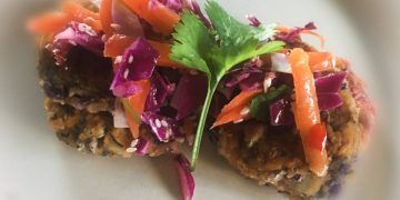 Vegan Red Cabbage and Carrot Patties